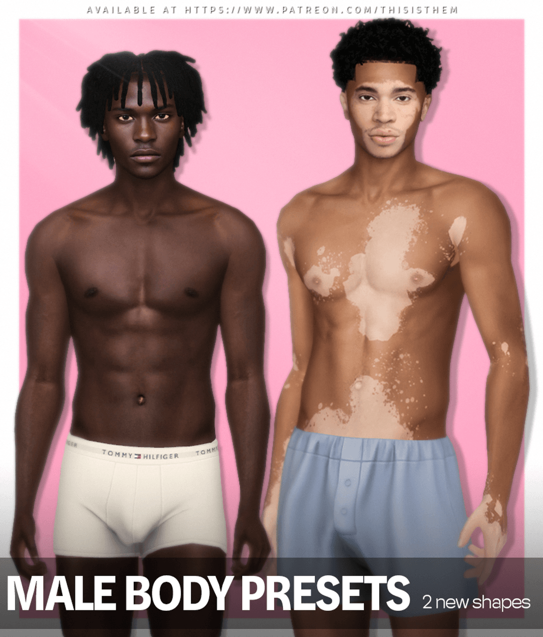 Скриншот мода Пресеты тела Male Body Presets N9 & N10